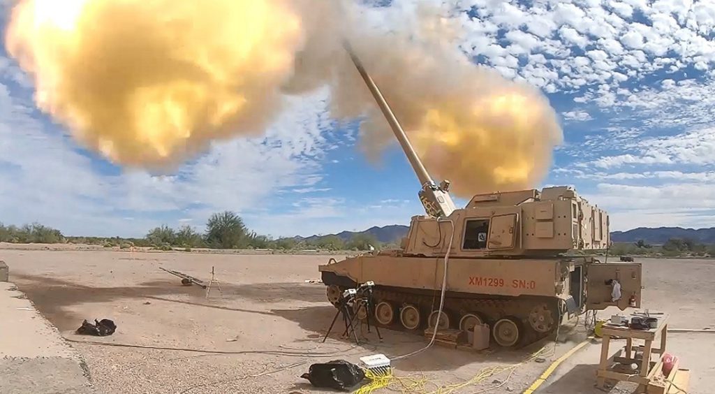 Image of an Extended Range Cannon Artillery