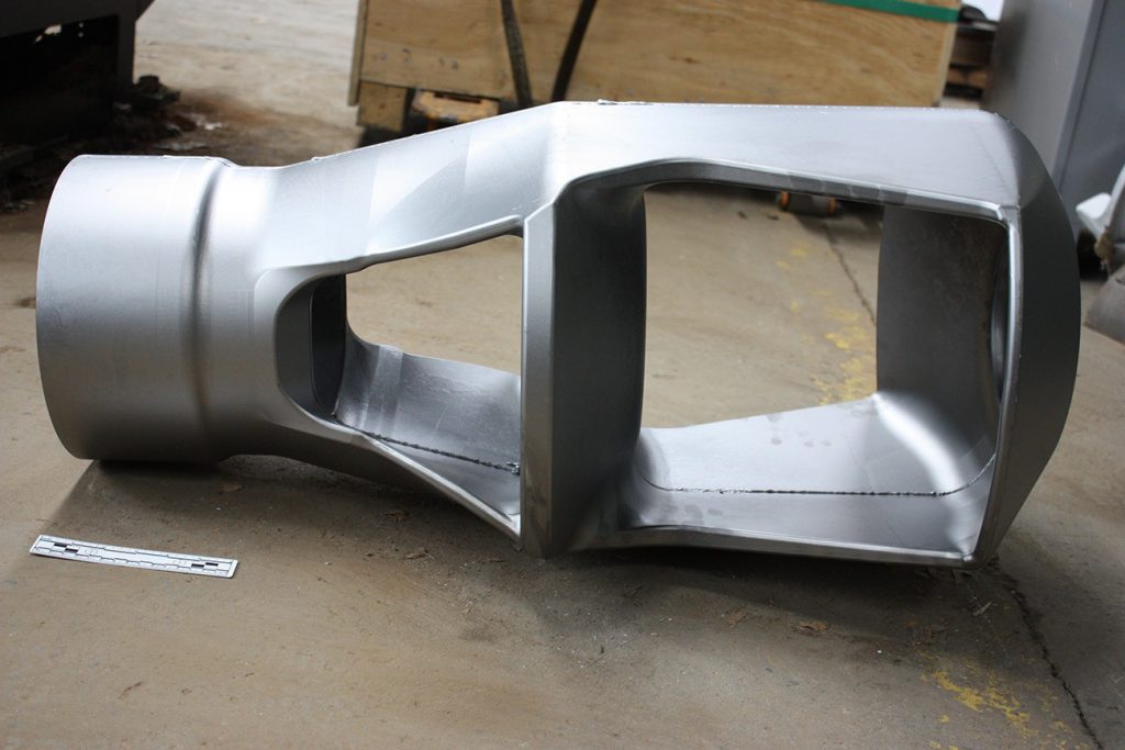 Image of a single forged muzzle brake
